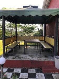 Gazebo at Farmhouse | Perfect Outdoor sitting area for relax & fun